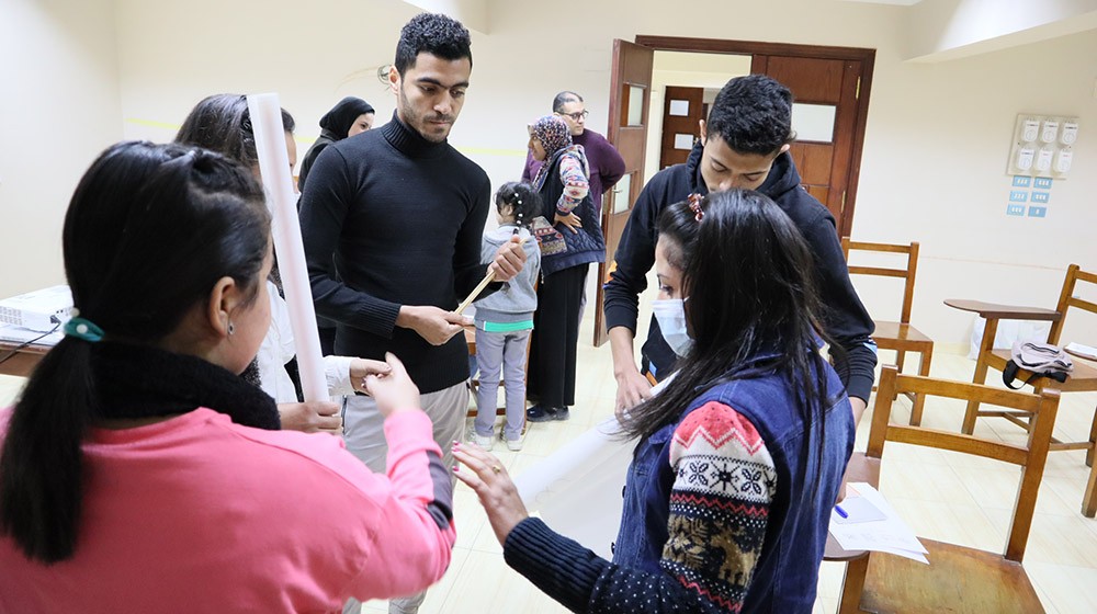 Volunteers’ training of Masrtopia 12 workshop in Assiut